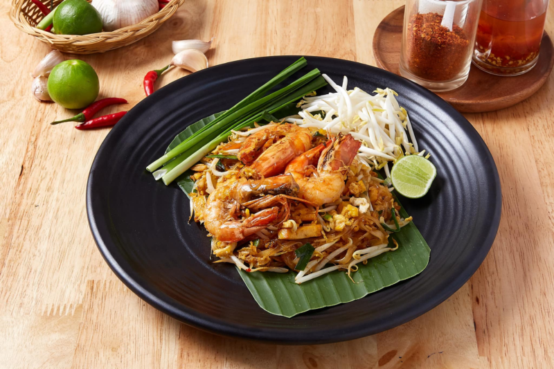 Thai Food on a Plate